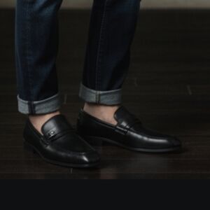 Calvin Klein Men's Black  Loafers